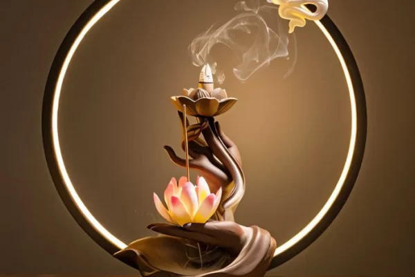 lighting incense