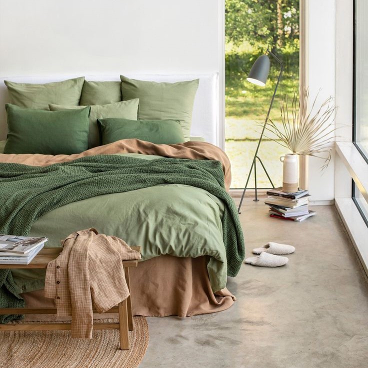 sage bedding