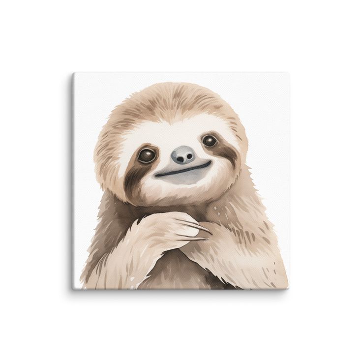 sloth wall art