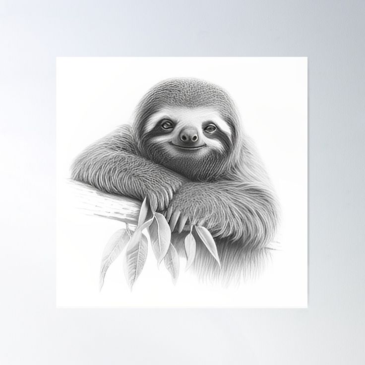 sloth-themed artwork